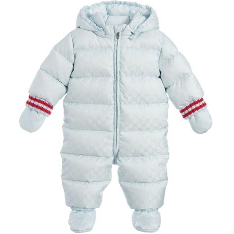 gucci newborn girl outfit|gucci baby snowsuit.